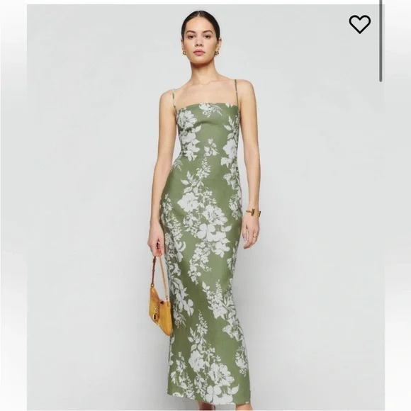 Reformation Linen Frankie Midi Dress - Picture 7 of 13